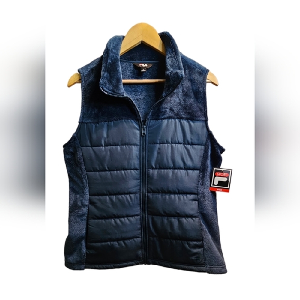 Fila Sport zipper vest. Womans large. Teal.‎